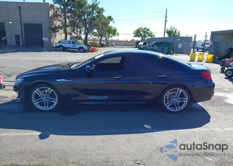 2015 BMW 650I Gran Coupe из США, поврежденный, VIN WBA6B2C57FD799149